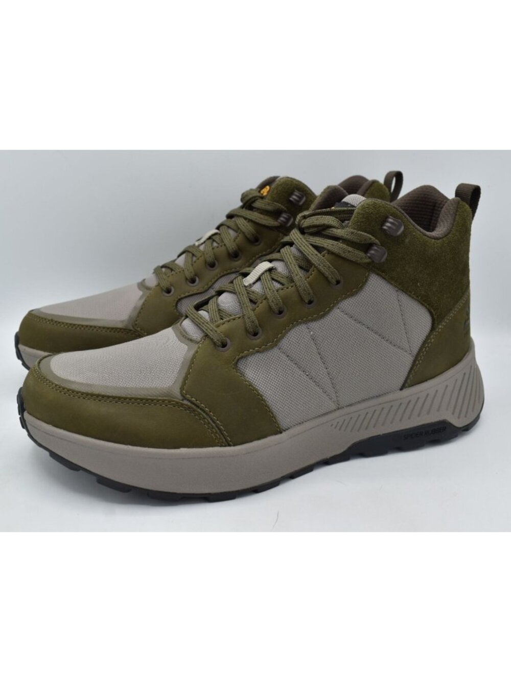 Teva Men Size 11.5 Ellwood Mid Rapid Proof Olive Leather Waterproof Hiking Boots